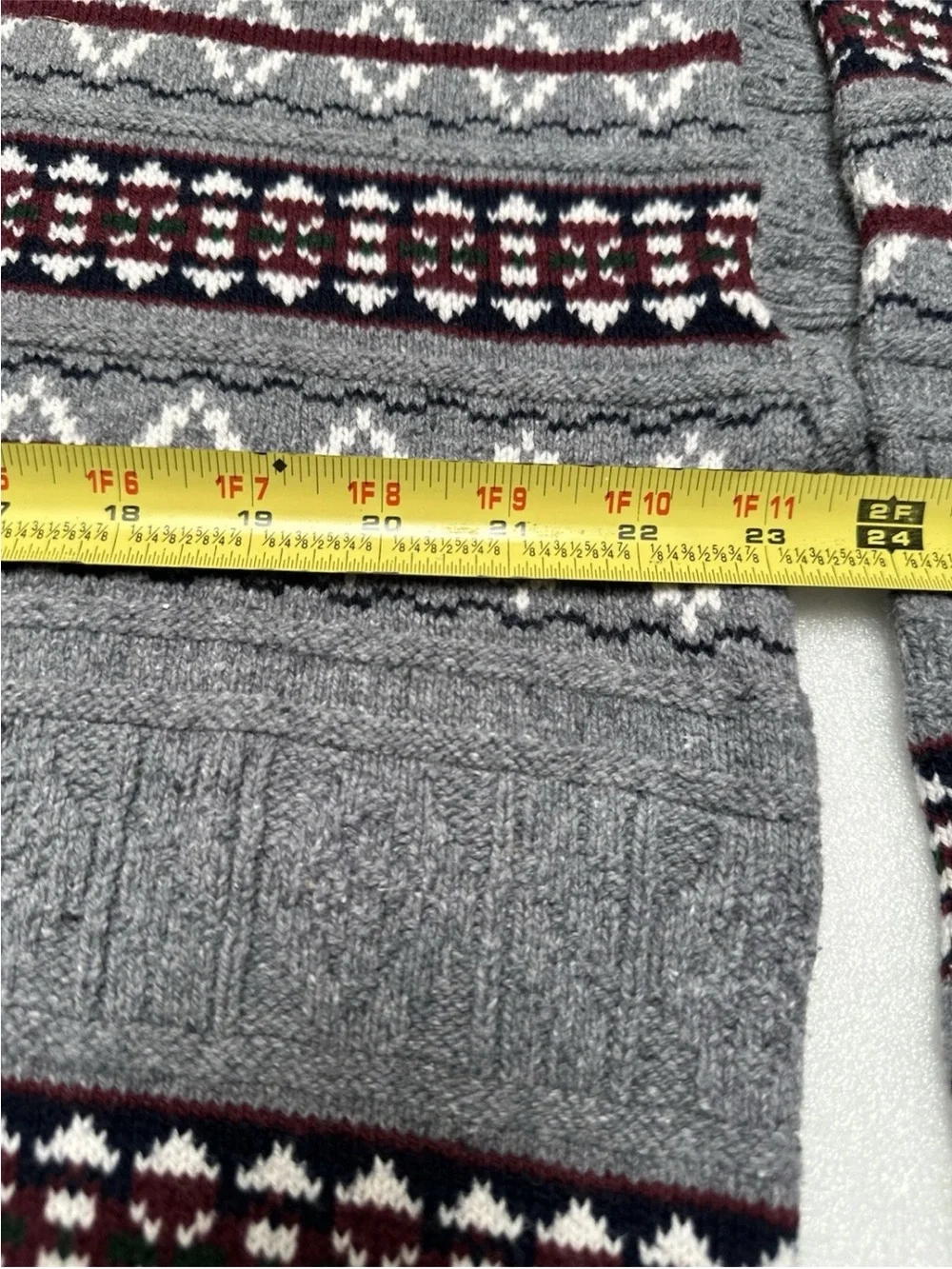 Vintage Mens Pendleton LARGE Woolen Mills Sweater Made in USA Wool Fair Isle